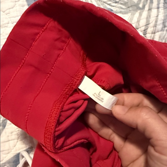 NVGTN Red High-Waisted Joggers - Picture 5 of 5